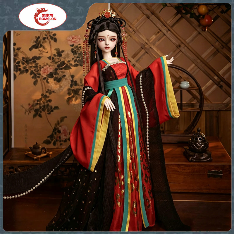 Ethnic Fashion Girls - 女性のための手作りのハニーフーガールボール関節人形,服付きの完全な人形,Anhanfullfu,古代の中国のフルセット,新しいコレクション,中国,1/3 cm,60cm