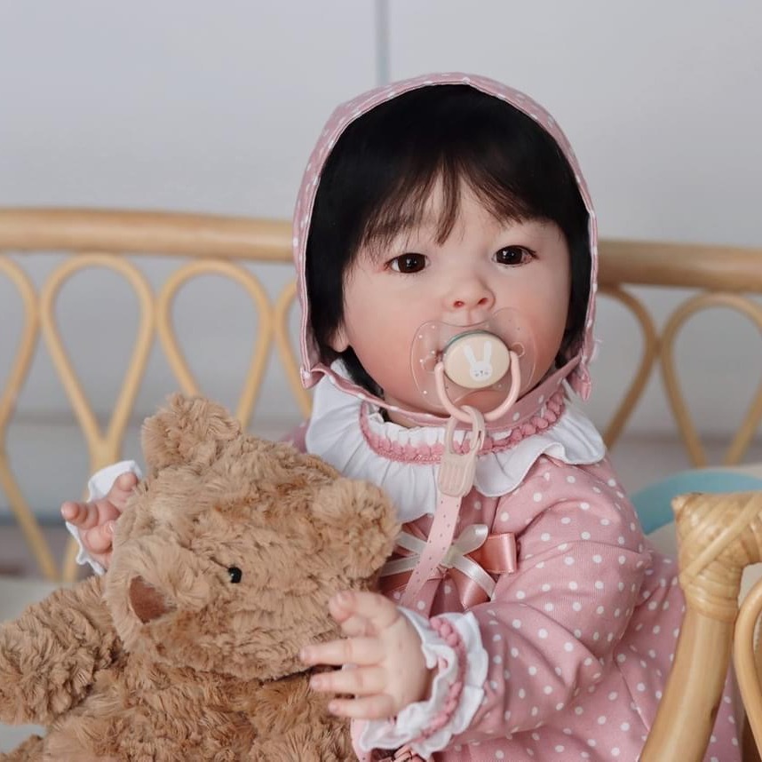 Meilian リボーンベビードール 完成した毛根付きソフト - Ethnic Fashion Girls のレビューと価格