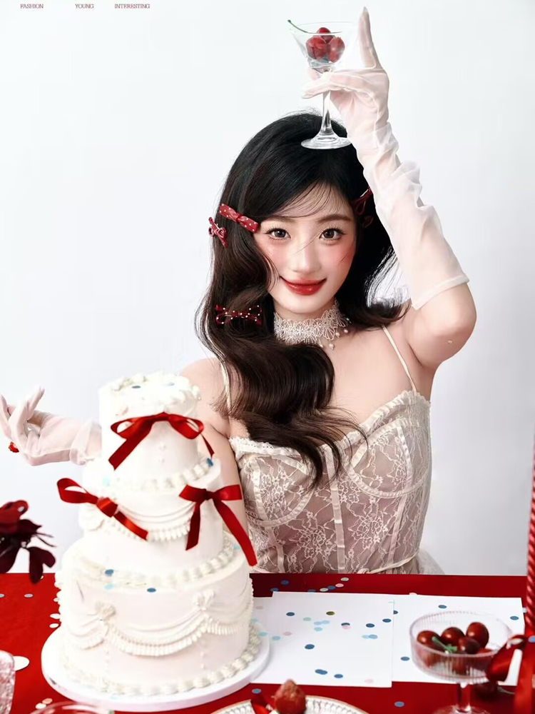 韓国風スイートテーマの誕生日写真撮影用衣装 2026年新作  - Ethnic Fashion Studio のレビューと価格