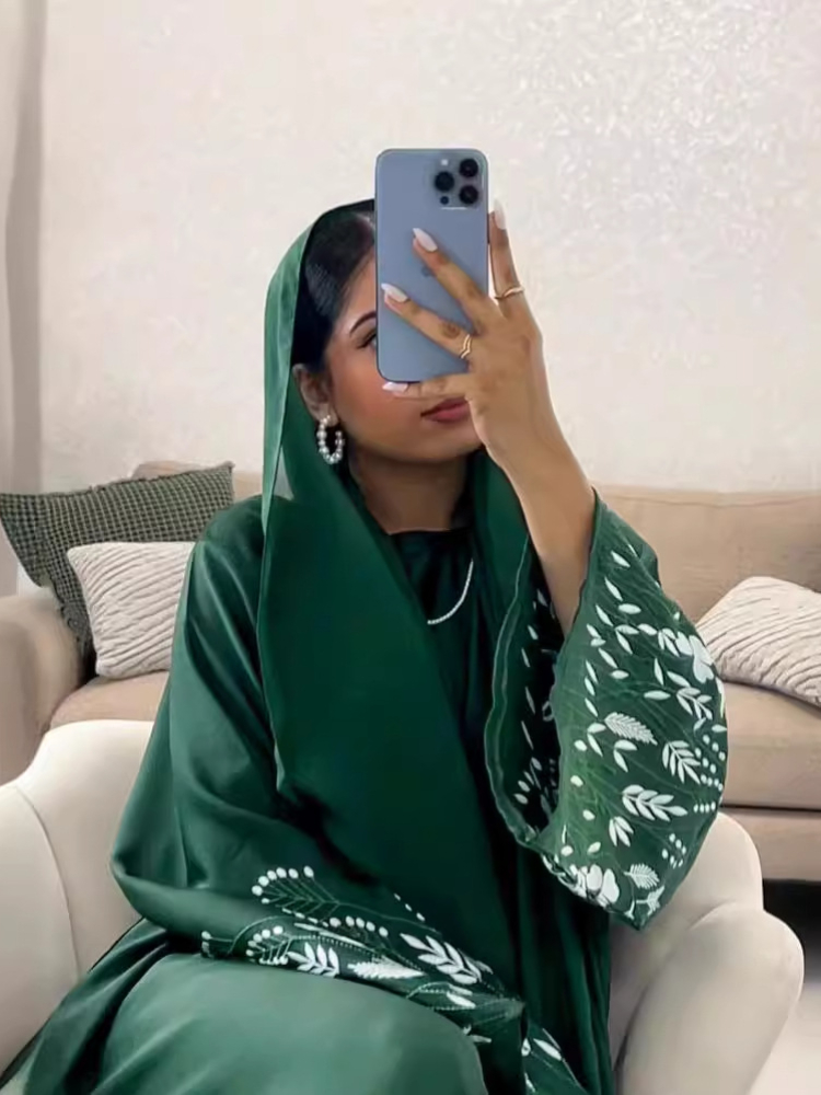 アバヤ-トルコの女性の刺繍,モロッコ,ドバイ,イスラム教,イ - Jalabiya Women Arabic のレビューと価格