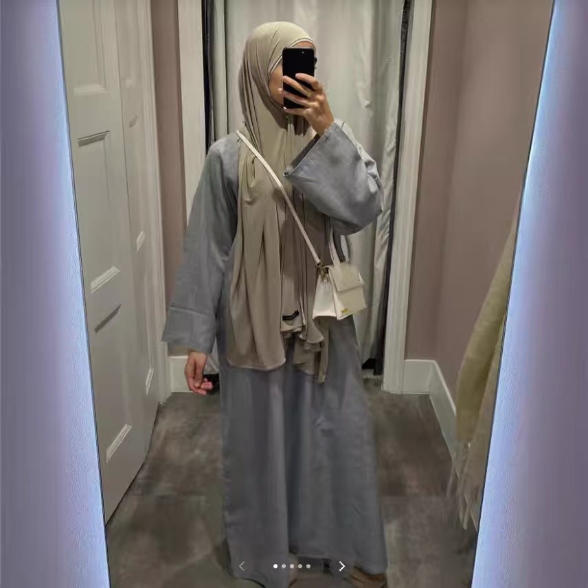 イードドレス アバヤ 女性用 ムスリム 控えめなドレス アラ - Jalabiya Women Arabic のレビューと価格