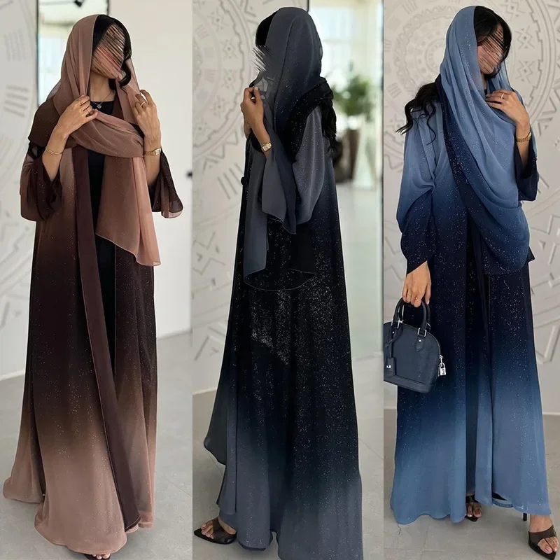 イスラム教徒の女性のためのシフォン着物ドレス,イード,ドバイ - Jalabiya Women Arabic のレビューと価格