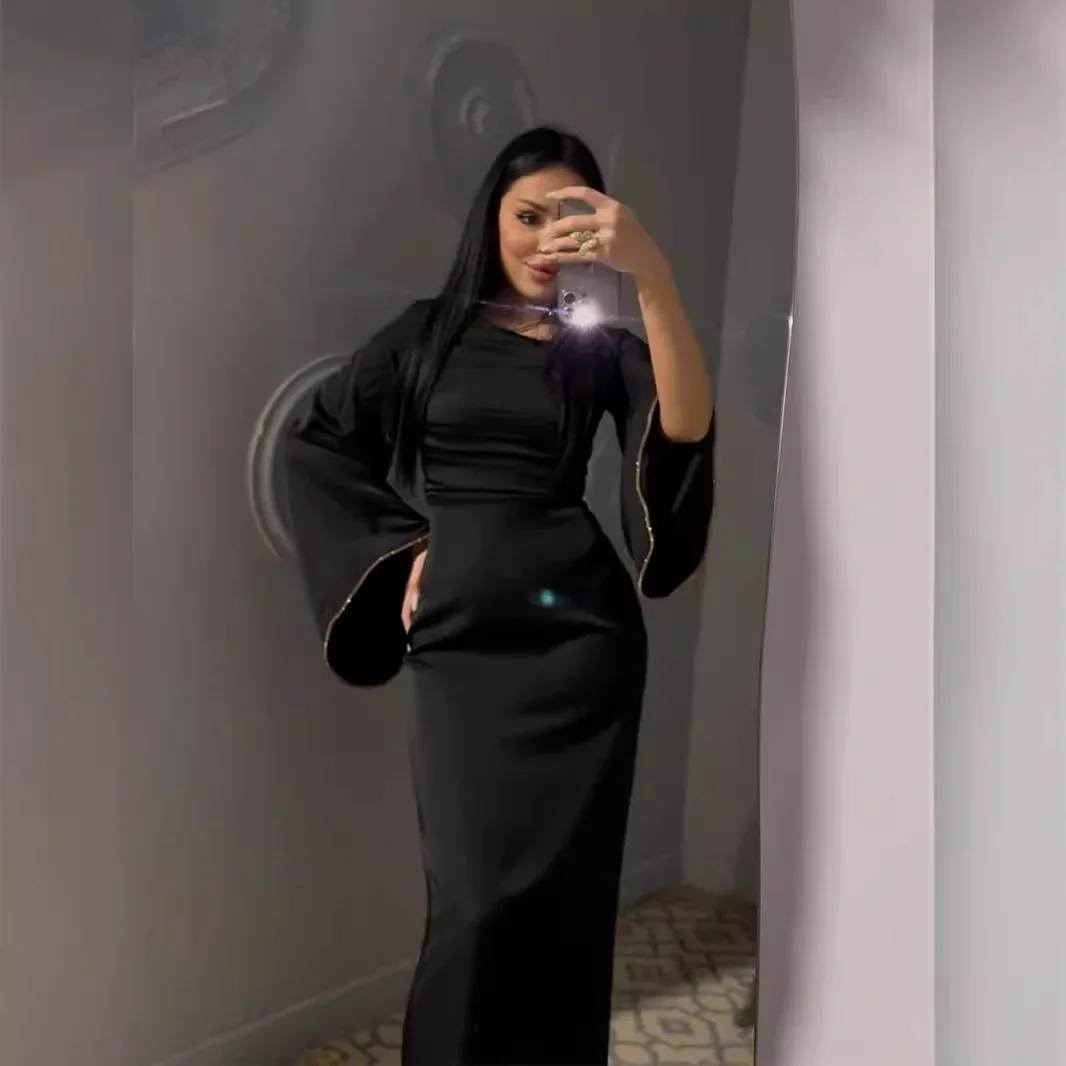 女性のためのイスラム教徒のイブニングドレス,アラブのロングド - Jalabiya Women Arabic のレビューと価格