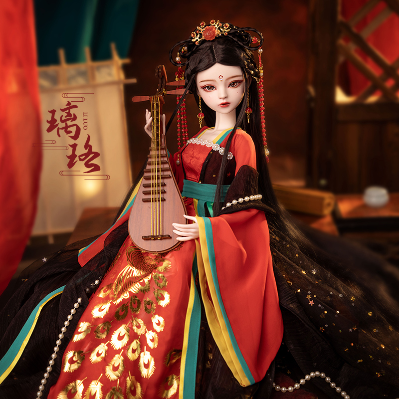女性のための手作りのハニーフーガールボール関節人形,服付きの - Ethnic Fashion Girls のレビューと価格