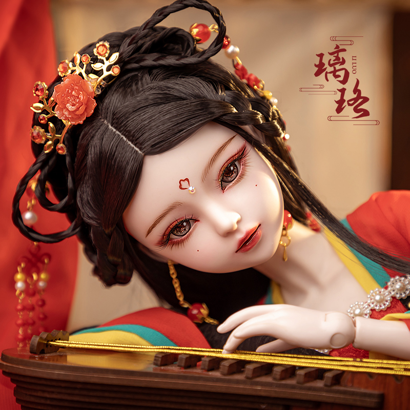 女性のための手作りのハニーフーガールボール関節人形,服付きの - Ethnic Fashion Girls のレビューと価格