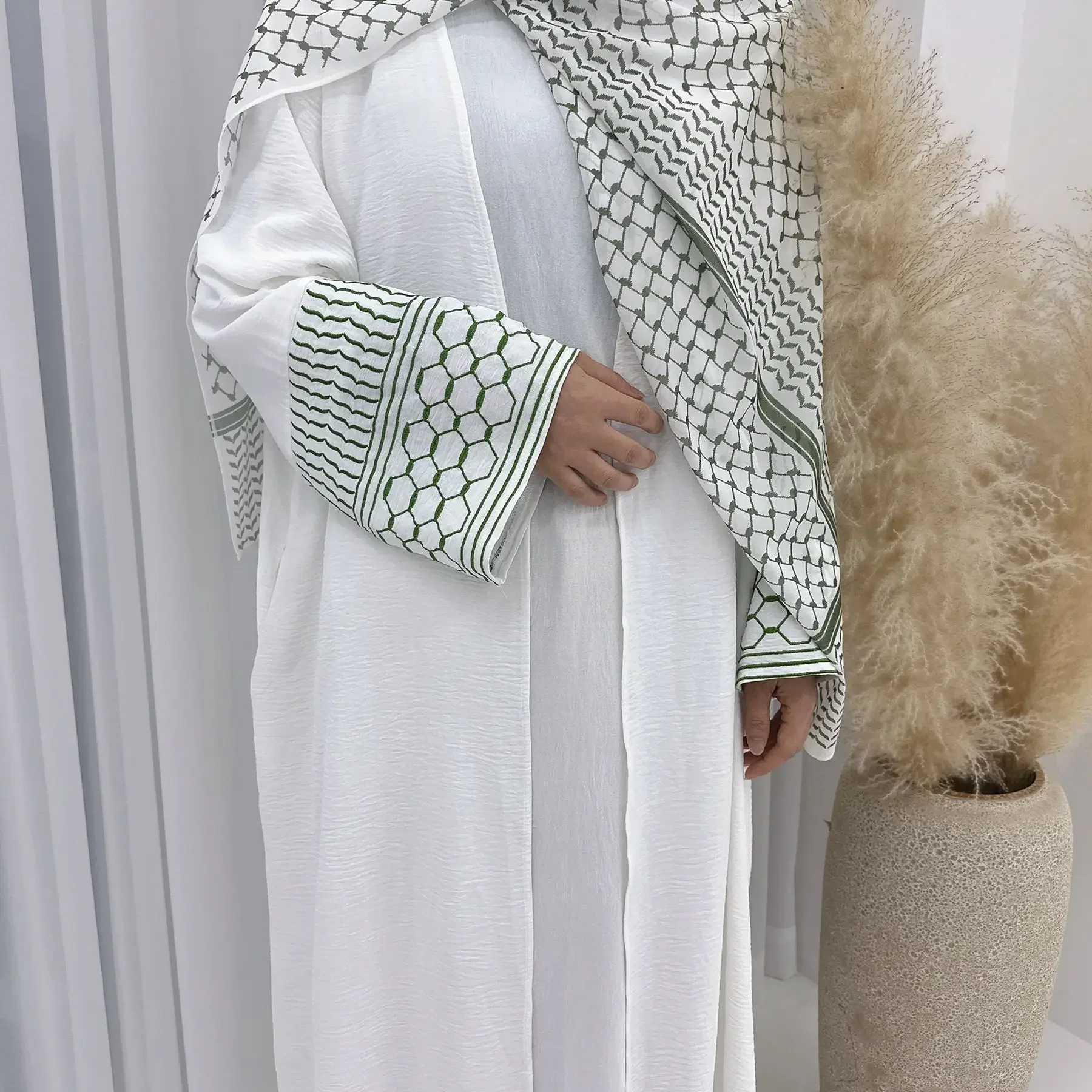 イード・ムバラク ラマダン アバヤ 女性用 着物風カーディガ - Jalabiya Women Arabic のレビューと価格