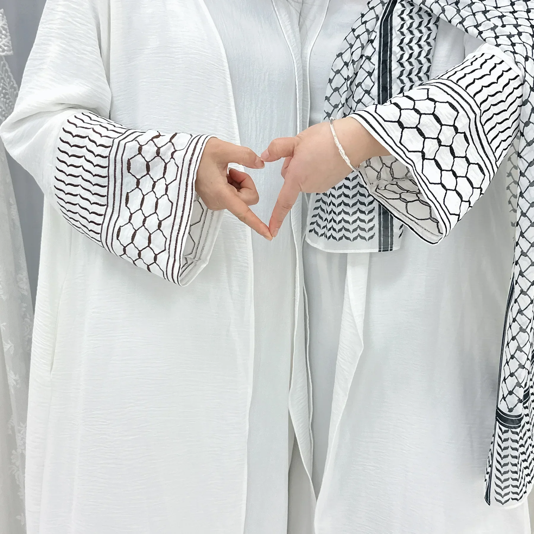 イード・ムバラク ラマダン アバヤ 女性用 着物風カーディガ - Jalabiya Women Arabic のレビューと価格