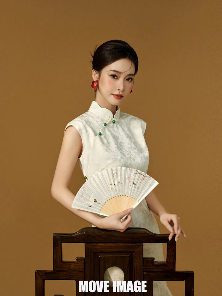 新しいヴィンテージ中国風写真撮影服ファッショナブルな女性アー - Ethnic Fashion Studio のレビューと価格