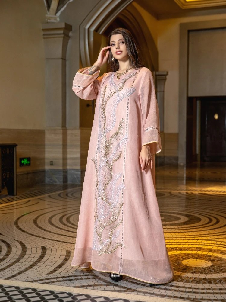 イードイスラム教徒パーティードレス女性のためのアバヤ Jal - Jalabiya Women Arabic のレビューと価格