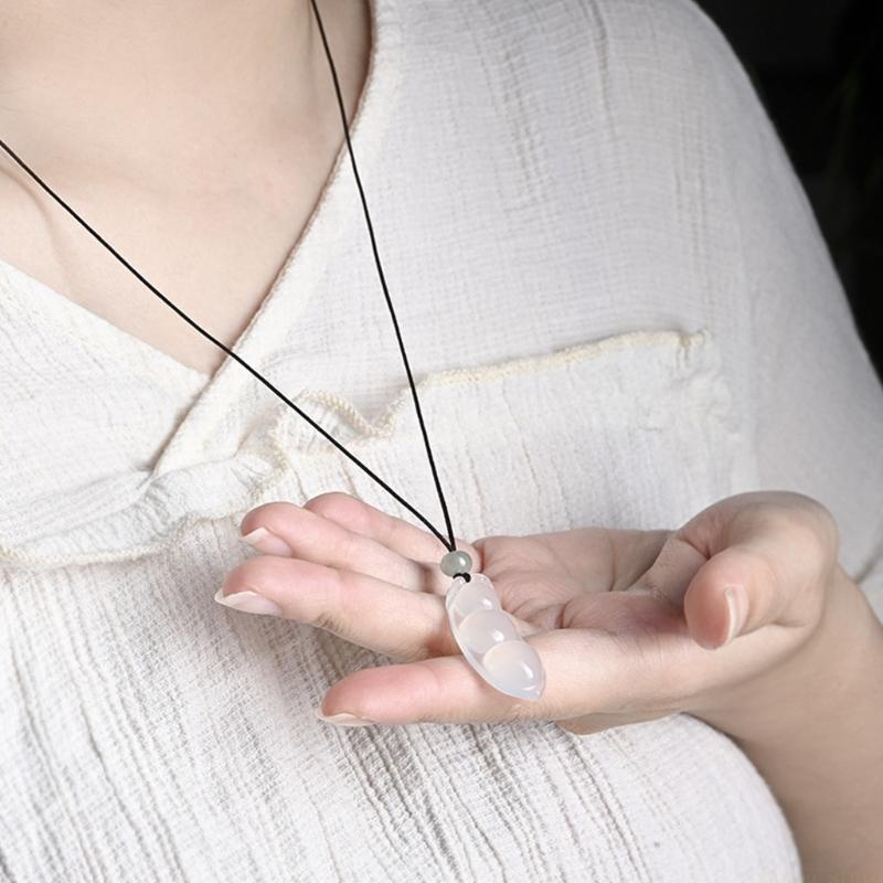 31BF エレガントな翡翠石のネックレス ネック アクセサリ - Ethnic Contemporary Fashion のレビューと価格