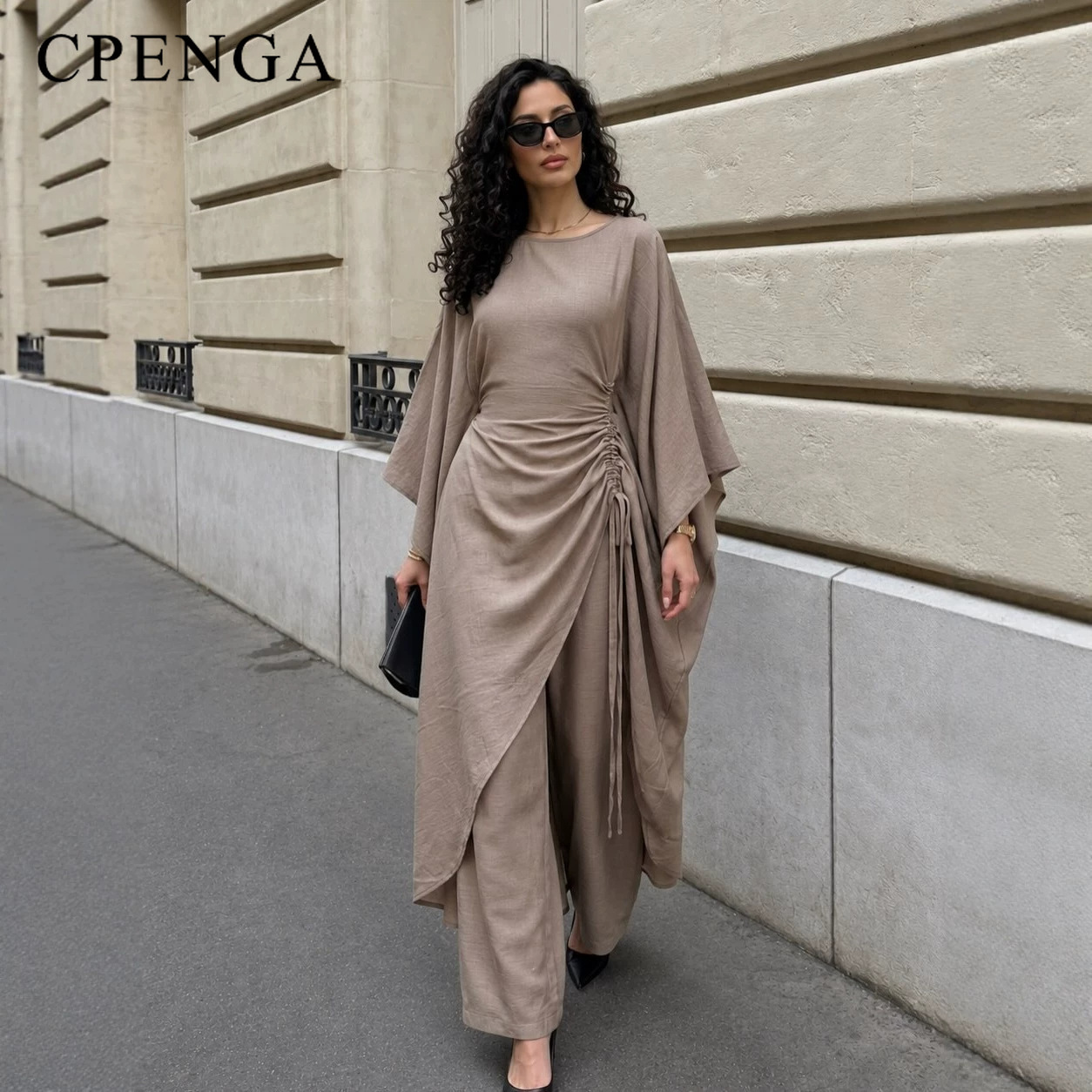 控えめなムスリム女性向け2ピースセット アバヤ バットウィン - Abaya Modest Wear のレビューと価格