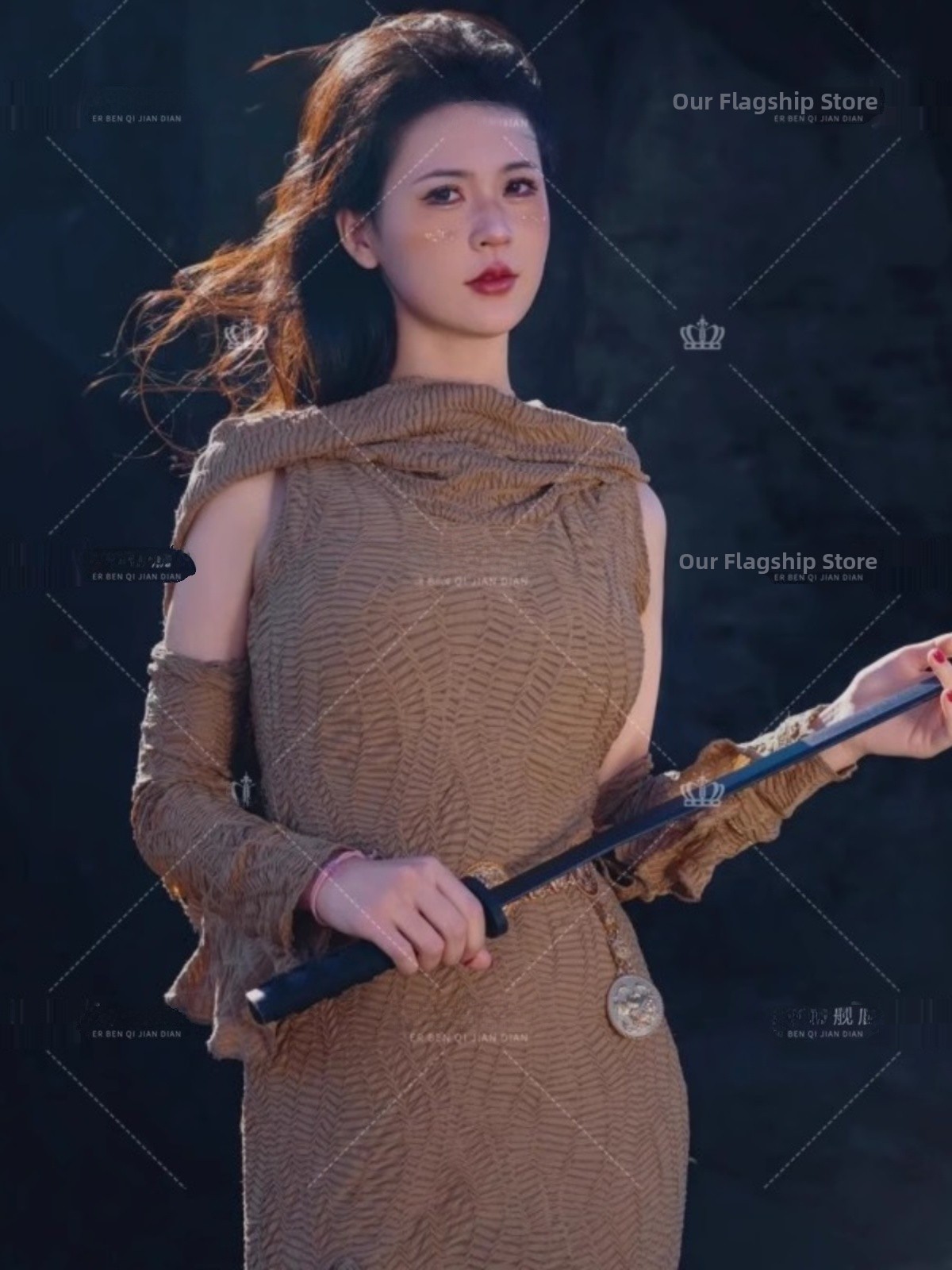 新しい砂漠姫風写真撮影用ドレス エスニック風トラベル撮影 ス - Ethnic Fashion Studio のレビューと価格