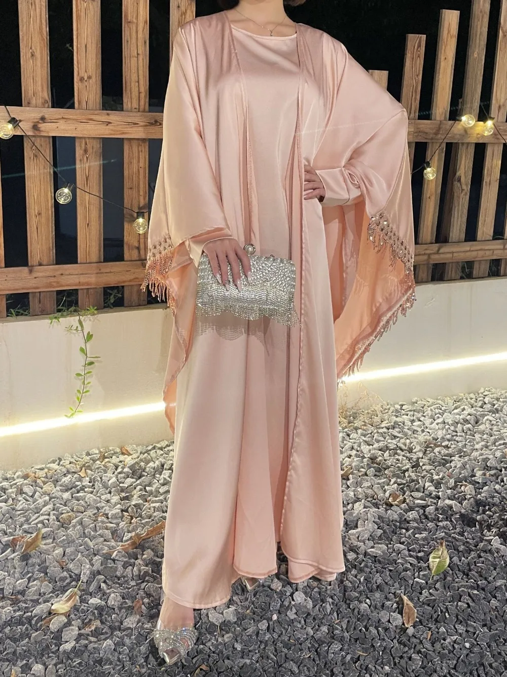 アバヤ-女性のためのイスラム教徒のドレスセット,カーディガン - Jalabiya Women Arabic のレビューと価格