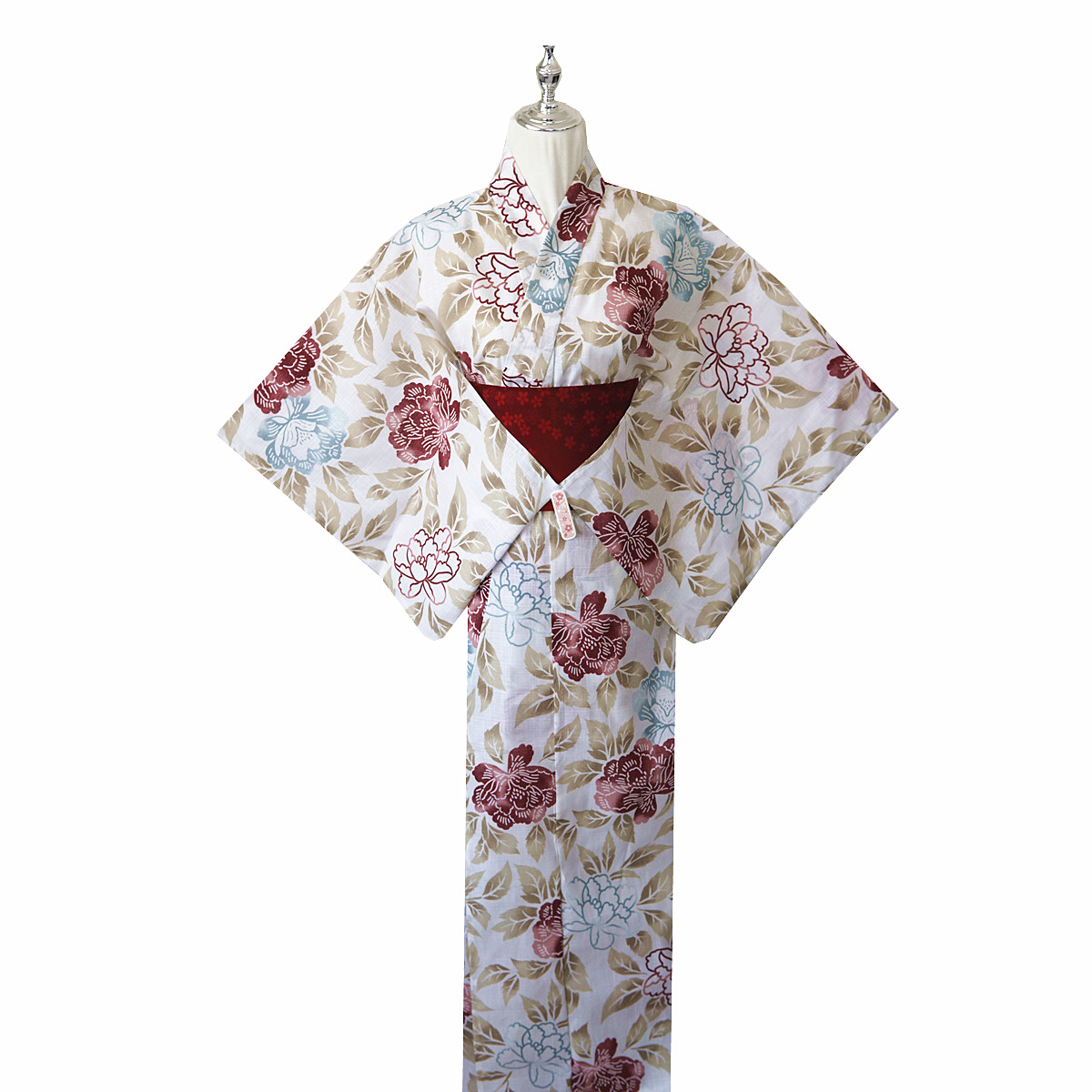 新しい伝統的なスタイルの着物バスローブマルチスタイル写真撮影 - Ethnic Fashion Wear のレビューと価格