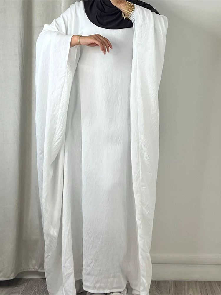 ラマダンとイードのための柔らかいクレープキマール,バットウィ - Abaya Modest Wear のレビューと価格