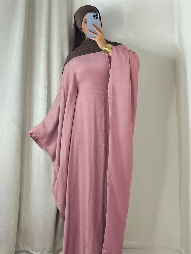 ラマダンとイードのための柔らかいクレープキマール,バットウィ - Abaya Modest Wear のレビューと価格