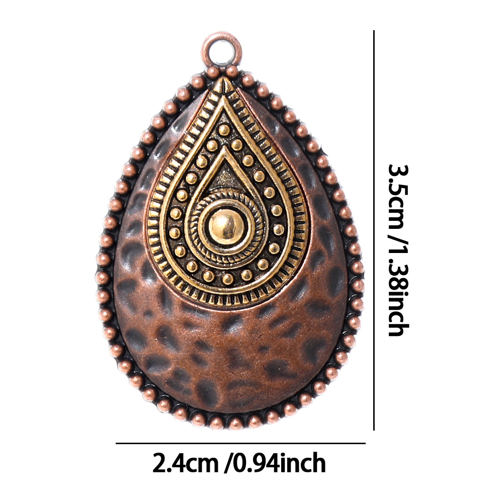 レトロヴィンテージエスニックボヘミアティアドロップペンダント - Ethnic Fashion Wear のレビューと価格